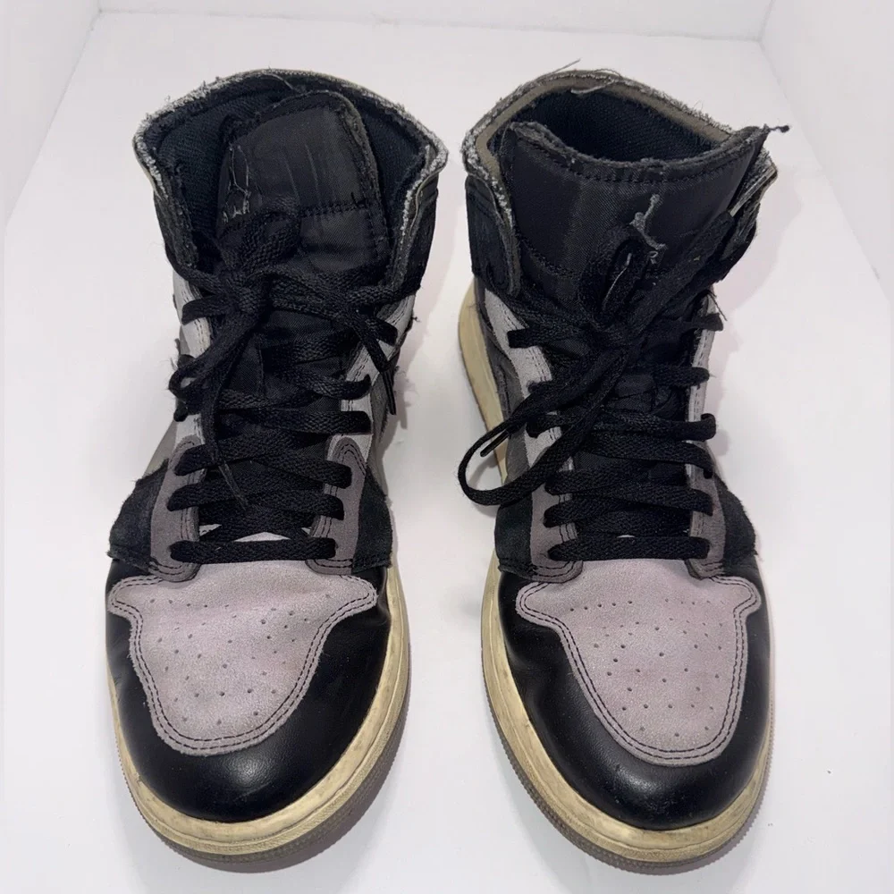 Nike Air Jordan 1 Mid Craft Inside Out Black Grey DM9652-001 Men’s Size 10.5